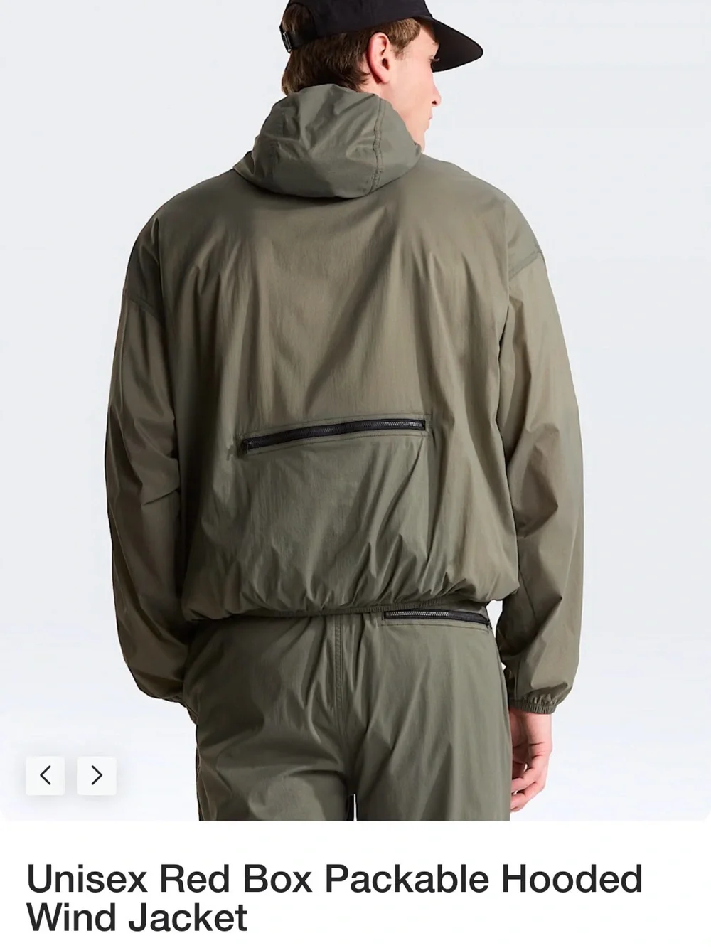 The North Face olive utility